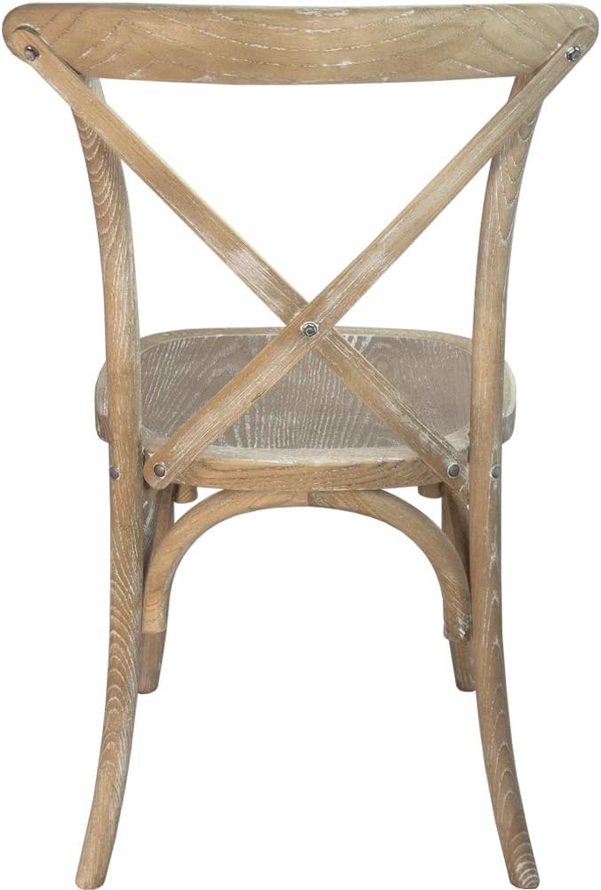 EMMA + OLIVER 2-Pack Wooden X-Back Dining Chair - Image 3