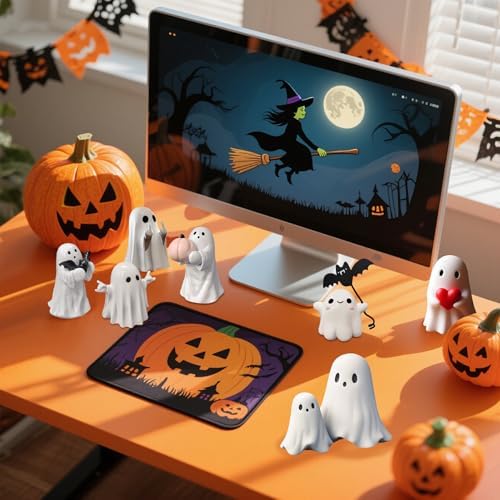 Halloween Ghost Figurine，Red Heart Ghost Figurine - Image 5