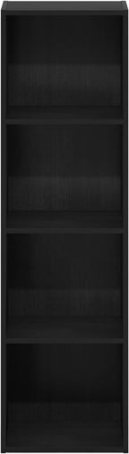 Furinno PASIR Book Shelf, 4-Tier Modern Bookshelf, Open Shelves Bookcase 9 x 12 - Image 8