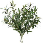 Leftover 3PCS 23.6Inch Faux Olive Branches for Vase,Artificial Olive Tree Branches,Fake Plants,Greenery Stems,Eucalyptus Stems,Green Leaves for Centerpieces Decoration,Home Decor,Coffee Table Decor by LEFTOVER