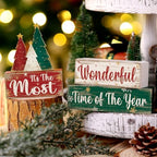 Moucuny 4 Pcs Christmas Tree Table Decorations - Image 2