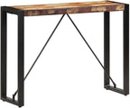 SKM Console Table 110x35x76 cm Solid Reclaimed Wood - Image 7