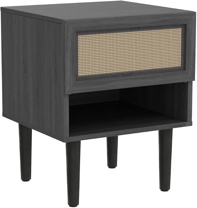 mopio Haylee Rattan Side Table, Small Accent Tables - Image 4