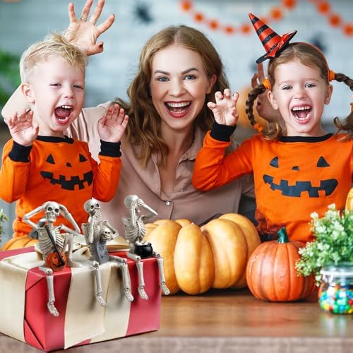 Halloween Skeleton Statue Set of 3, See Speak Hear No Evil Figurines - Image 5