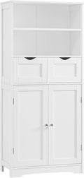 Iwell Tall Bathroom Cabinet, Storage Cabinet by IWELL