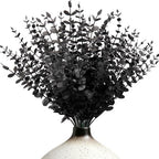 40 Pcs Black Artificial Eucalyptus Stems,Eucalyptus Leaves Greenery Stems by %E3%80%90Qutciiv%E3%80%91