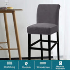 Turquoize Bar Stool Covers 2 Pack Bar Stool Covers - Image 2