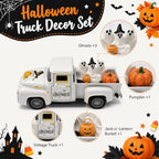 Cute Halloween Decor - White Ghost Truck Decorations - Image 5