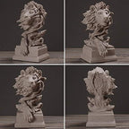 H&W Sandstone Lion Statue, The King of Beasts, Collectible Figurines - Image 3