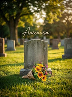 Artificial Sunflower Bouquet with Wildflowers, Silk Fall Cemetery Flowers Arrangement for Vase, Faux Sunflowers Table Centerpiece for Home Kitchen Office Wedding Party Grave Decor - Image 3