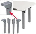 Folding Stands - Self-Locking Hinged Leg Accessories and Folding Worktops by WANLIAN