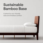 Nectar Bamboo Platform Bed Frame & Headboard - Image 4