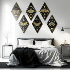 Sintuff 6 Pcs Halloween Gothic Butterfly Witch Wall Decor Art - Image 6