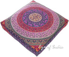 Mandala Floor Pillow Cover Meditation Cushion Seating Throw Hippie Round - Image 2