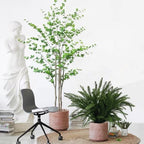 Artificial Norfolk Pine Branches 18 Inch, Fake Plastic Shrubs Greenery Realistic Plant Stems Real Touch Faux Pine Picks for Home Decor Vase Filler Indoor Outdoor Wreath DIY Christmas Decoration 4 Pack - Image 6