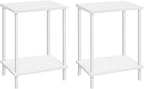HOOBRO End Tables Set of 2, Small Side Table, Nightstand by HOOBRO