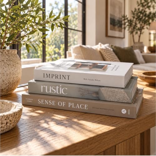 3 PCS Faux Decorative Books for Home Decor-Coffee Table Books Decor by YOYMJBY