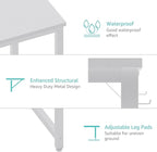Lufeiya White Computer Desk - Image 7