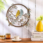 Ferraycle Metal Wall Art Bird Branches Hanging Ornament, Trendy Color - Image 3