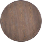 Pemberly Row Round Wood Accent Table, 26.5" High, Rustic Natural Finish - Image 5
