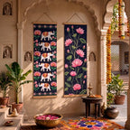 Gilprop 2 Pcs Indian Wall Art Hanging for Diwali Navratri Pooja Decoration - Image 4