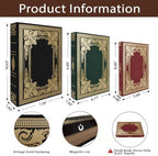 Vintage Faux Book Boxes, 3 Decorative Books with Hidden Storage - Image 4