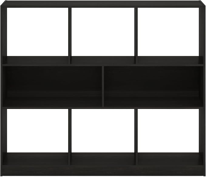 Furinno DALY Book Shelf, 8-Cube Bookshelf, Horizontal Cube Storage Organizer - Image 5