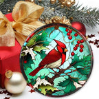 Cardinal Christmas Ornaments 2026, Red Bird Ornaments for Christmas Tree, Acrylic Cardinal Ornament - Cardinals Decor, Red Cardinals Christmas Tree Decorations - Cardinal Gifts for Women - Image 5