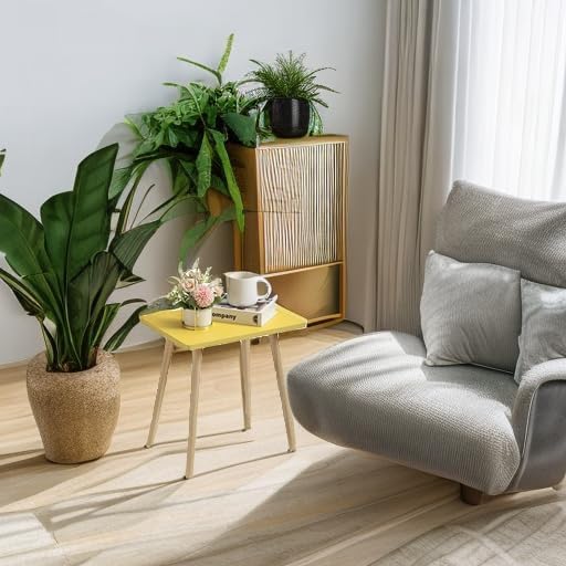 FORAOFUR Side Table, Small End Table Accent Living Room Bedroom Balcony Office - Image 5