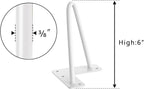 SMARTSTANDARD 6 Inch Heavy Duty Hairpin Furniture Legs, Metal Home DIY Projects - Image 8