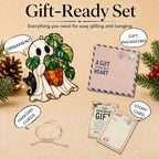 Halloween Ghost Monstera Ornaments, Flat Acrylic Decor, 3.94 Inch - Image 4