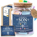 Bible Verses Jar for Son – 92 Scripture Cards, Open When You Feel Happy Sad Anxious or Lonely, Meaningful Christian Gift for Son, Birthday Graduation Easter Gift from Parents by SouthLisa