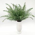 CATTREE Artificial Boston Fern Plants, Fake Ferns Shrubs Plastic Faux Greenery Bushes for Indoor Outdoor Decor Home Kitchen Table Vase Garden Verandah Porch Planter Filler Plant DIY Decorations 4 Pack - Image 2