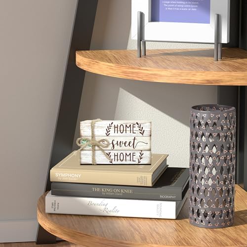 Decorative Books For House Decor, Faux Wood Book Stack Decor, Home Sweet Home Funny Stack Book Decors, Stacked Display Books For House Nightstand Decoration Housewarming Gift, Three Pieces -C(04) - Image 6