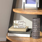 Decorative Books For House Decor, Faux Wood Book Stack Decor, Home Sweet Home Funny Stack Book Decors, Stacked Display Books For House Nightstand Decoration Housewarming Gift, Three Pieces -C(04) - Image 6