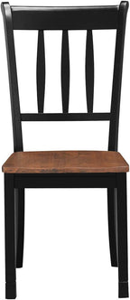 Giantex Wood Dining Chairs Set of 2, Armless Kitchen Chairs w/Solid Rubber Wood - Image 8