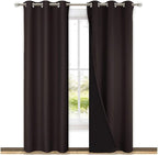 NICETOWN Blackout Curtains 80 inches Long, 2 Pieces, Full Light Blocking Drapes by NICETOWN