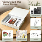 Teyomi Set of 3 Artistic Decorative Books for Home Decor with Gold Tray - Image 3