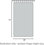 NICETOWN White Room Darkening Curtain 72 inches Long - Image 7