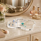 Acrylic Coaster Decorative Plates, Irregular Bar Drink Coaster, Clear Cloud Shape Coffee Cup Coaster, Perfect for Tabletop Protection and Accessories Display.(Clear) - Image 4