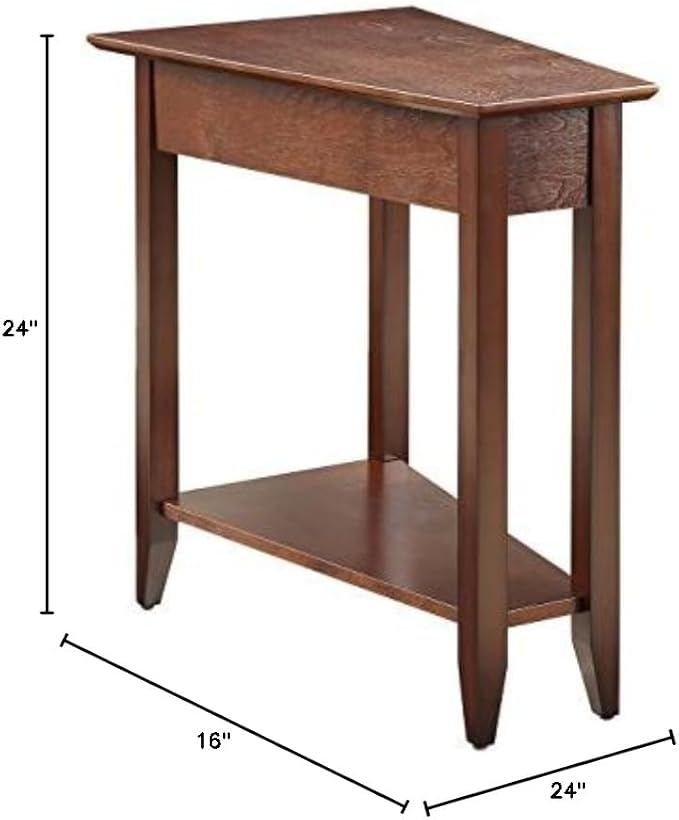 Convenience Concepts American Heritage Wedge End Table 24" - Image 7