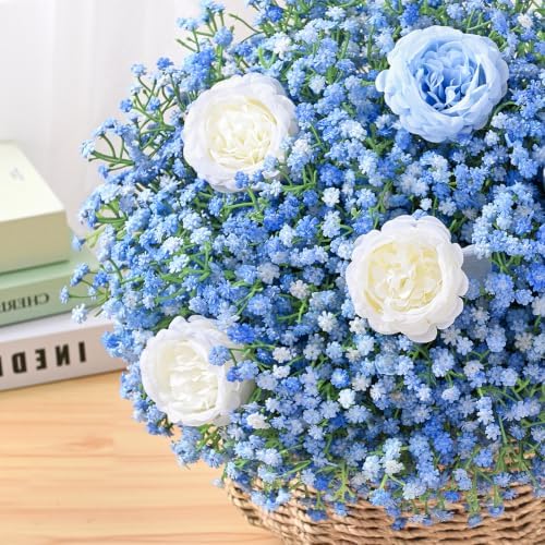 50 Baby Breath Flowers Artificial Bulk, 21" Babys Breath Artificial Flowers - Image 2