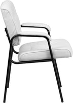 Flash Furniture Haeger White LeatherSoft Executive Side Reception Chair - Image 7