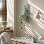Plant Wall Shelf for Wall Decor: Hanging Plant Shelf for Indoor Plant, Blue - Image 6