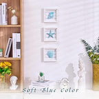 LODOCAVE Blue Seashell Starfish Coastal Wall Decor, 6.3"x6.3" - Image 4