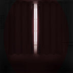 Red Blackout Curtains/52 x 63 Inch/Set of 2 Panels Room Darkening Curtains - Image 3