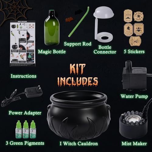 Halloween Decorations Indoor - DIY Witches Cauldron Floating Potion Set - Image 3
