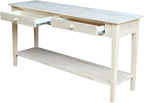 IC International Concepts Spencer Server Extended Length Console Table - Image 6