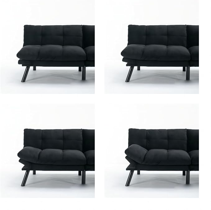 GDFStudio Hayezc Loveseat Sofa, Convertible Sofa Bed, 2-in-1 Folding Modern - Image 7