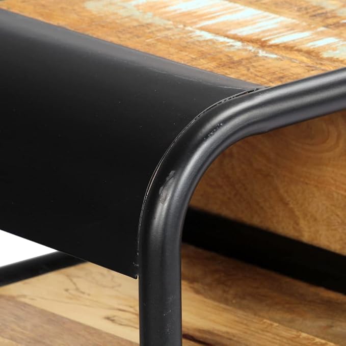 Console Table with 1 Drawer and 2 Compartments, 46.5"x11.8"x29.5" Solid - Image 5